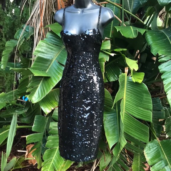 Vintage Dresses & Skirts - Vintage Datiani sequin slipdress